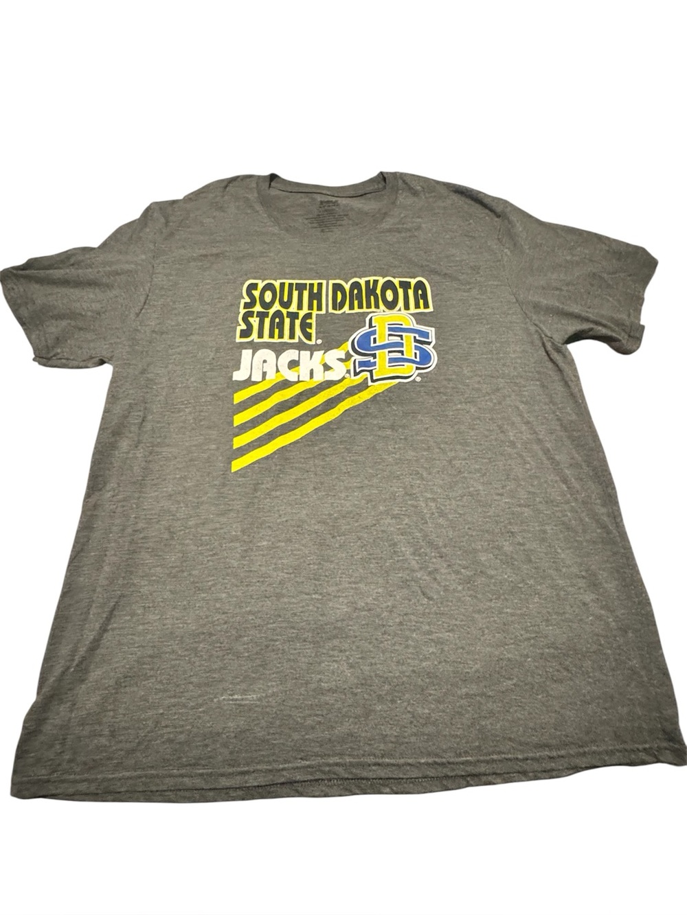SDSU Jackrabbits Men's XL T-Shirt South Dakota State University Gray NCAA